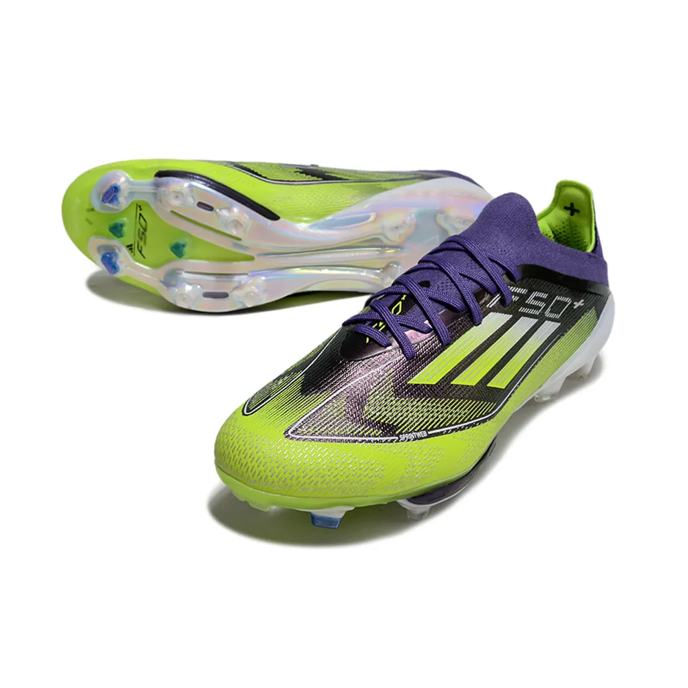 Chuteira Campo Adidas F50+ FG | Velocidade - Visual Icônico