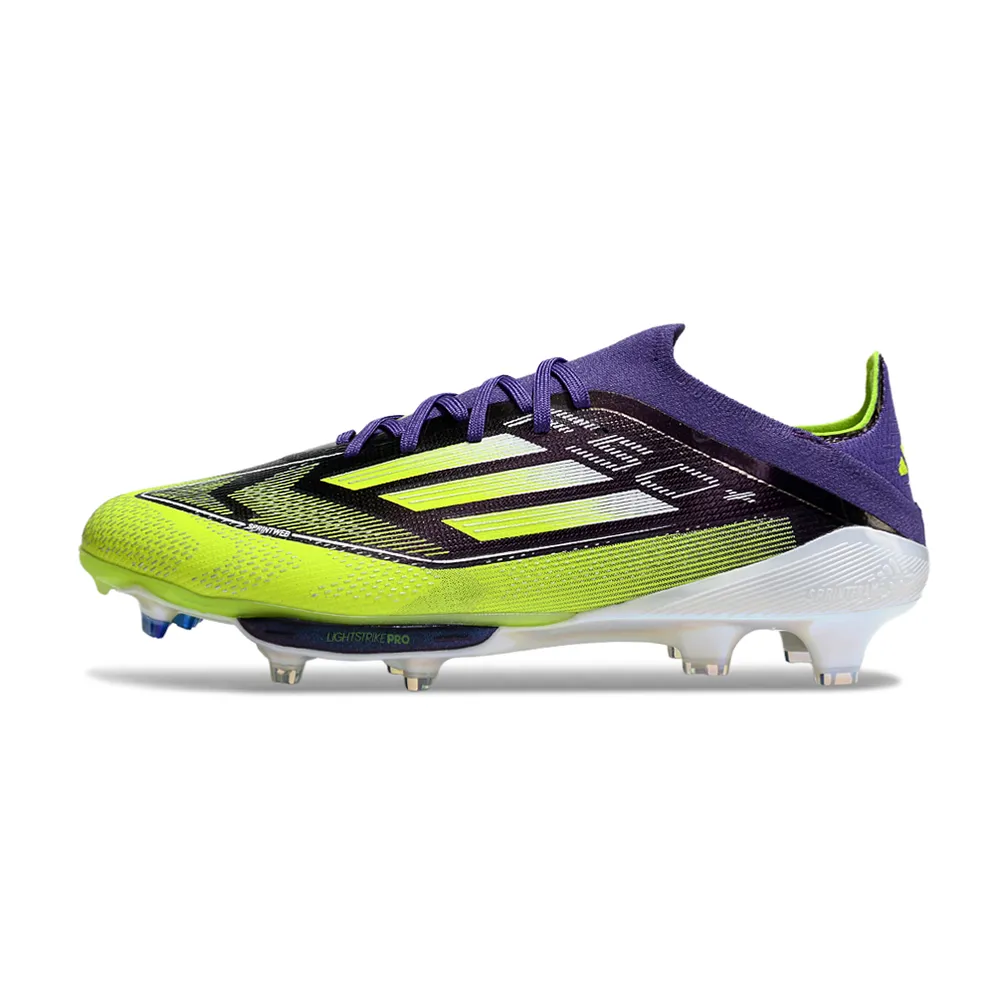 Chuteira Campo Adidas F50+ FG | Velocidade - Visual Icônico