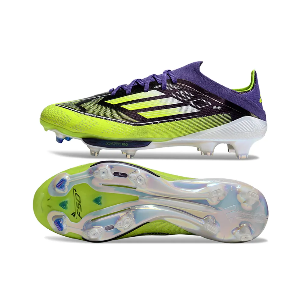Chuteira Campo Adidas F50+ FG | Velocidade - Visual Icônico