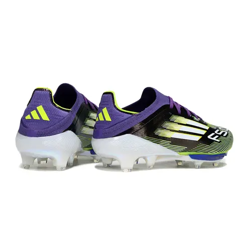Chuteira Campo Adidas F50+ FG Roxo, Verde e Branco - Fast Reborn Pack