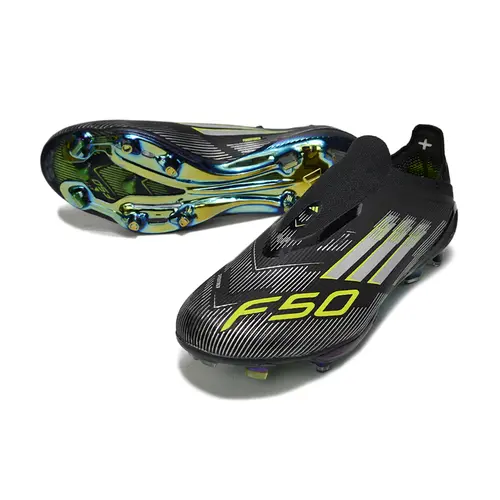 Chuteira Campo Adidas F50+ LL FG Preto e Verde