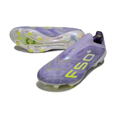 Chuteira Campo Adidas F50+ LL FG Roxo e Verde