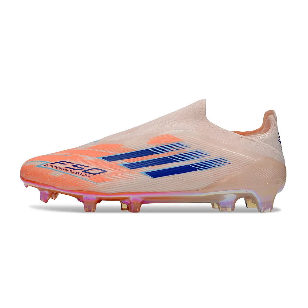 Chuteira Campo Adidas F50 LL FG Rosa e Azul | Velocidade e impacto