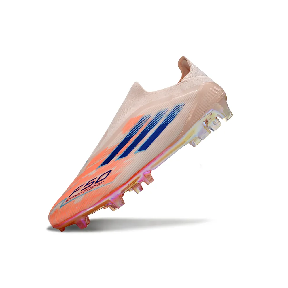 Chuteira Campo Adidas F50 LL FG Rosa e Azul | Velocidade e impacto