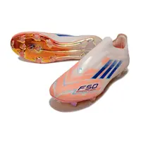 Chuteira Campo Adidas F50 LL FG Rosa e Azul | Velocidade e impacto - imagem 3
