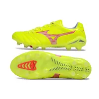 Chuteira Campo Mizuno Morelia Neo 4 Beta FG Amarelo - imagem 4