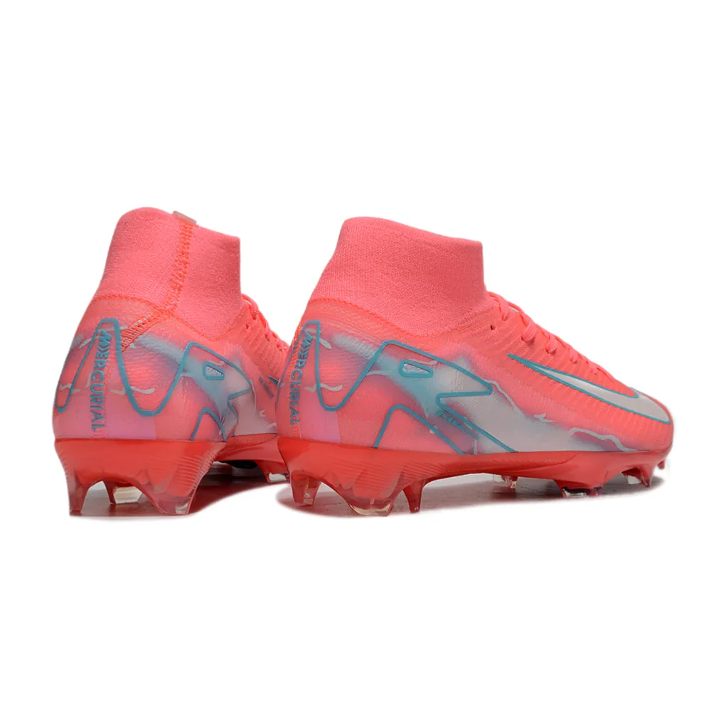 Chuteira Nike Mercurial Superfly 10 Elite FG | Rosa e Azul
