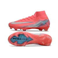 Chuteira Nike Mercurial Superfly 10 Elite FG | Rosa e Azul - imagem 6
