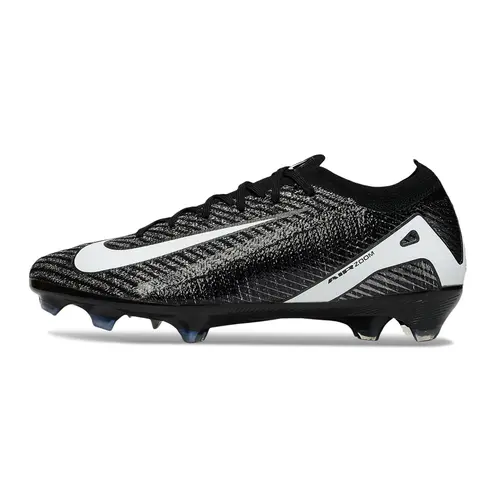 Chuteira Campo Nike Air Zoom Mercurial Vapor 16 Elite FG Preto e Branco