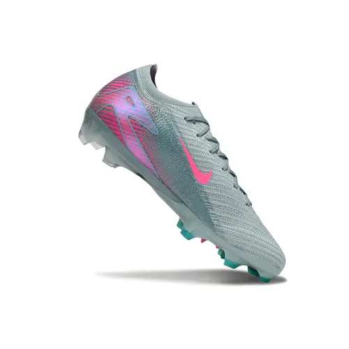 Chuteira Campo Nike Air Zoom Mercurial Vapor 16 Elite FG Azul e Rosa