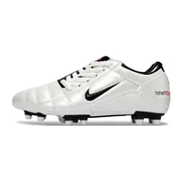 Chuteira Campo Nike Total 90 FG | Branco e Preto - imagem 1