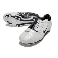Chuteira Campo Nike Total 90 FG | Branco e Preto - imagem 3