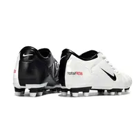 Chuteira Campo Nike Total 90 FG | Branco e Preto - imagem 4