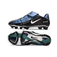 Chuteira Nike Total 90 FG - Campo Preto e Azul - imagem 6