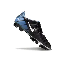 Chuteira Nike Total 90 FG - Campo Preto e Azul - imagem 2