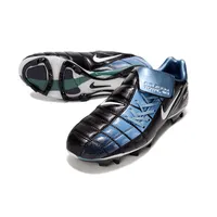 Chuteira Nike Total 90 FG - Campo Preto e Azul - imagem 4