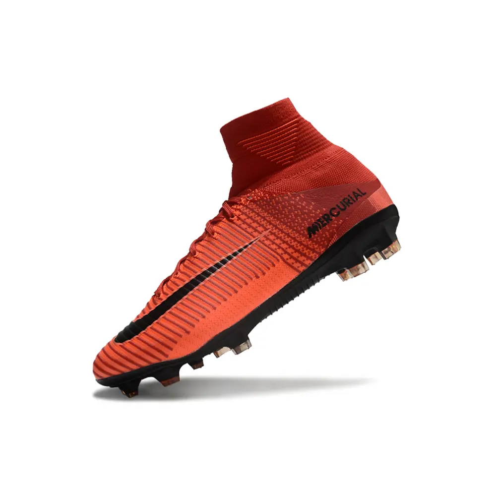 Chuteira Campo Nike Retrô Mercurial | Vermelho Vibrante Estilo