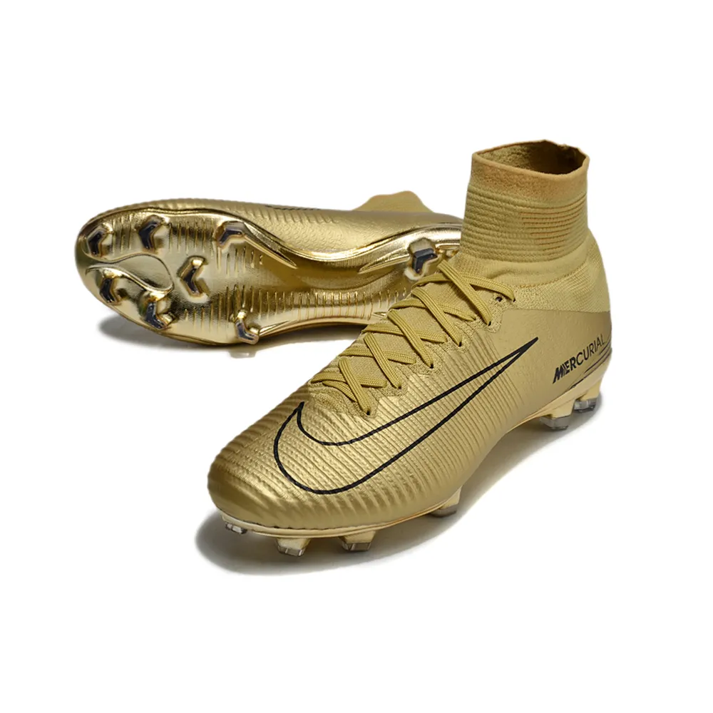 Chuteira Campo Nike Mercurial Superfly 5 Dourado | Dourado