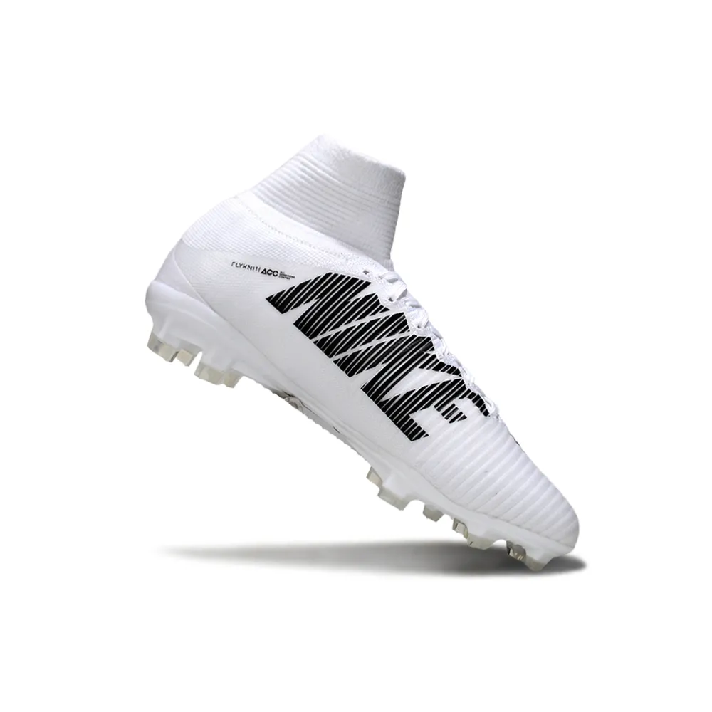 Chuteira Campo Nike Mercurial | Retrô Branca Velocidade