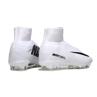 Chuteira Campo Nike Mercurial | Retrô Branca Velocidade - imagem 5