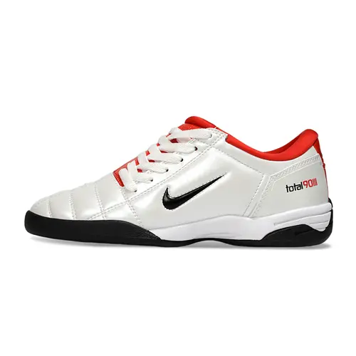 Chuteira Futsal Nike Total 90 IC Vermelho e Prata
