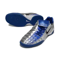 Chuteira Futsal Nike Total 90 IC Azul e Prata | Durável e Estilosa - imagem 2