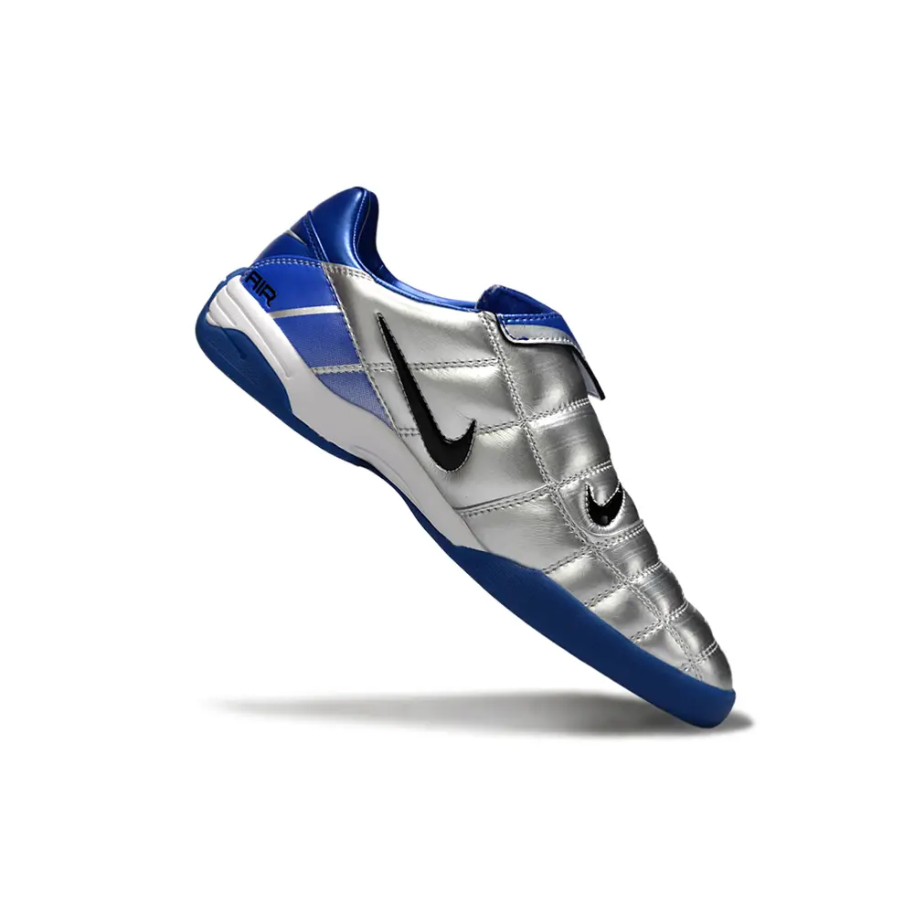 Chuteira Futsal Nike Total 90 IC Azul e Prata | Durável e Estilosa
