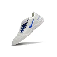 Chuteira Futsal Nike Total 90 IC Branco e Azul | Conforto - imagem 4