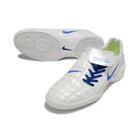 Chuteira Futsal Nike Total 90 IC Branco e Azul | Conforto - imagem 5