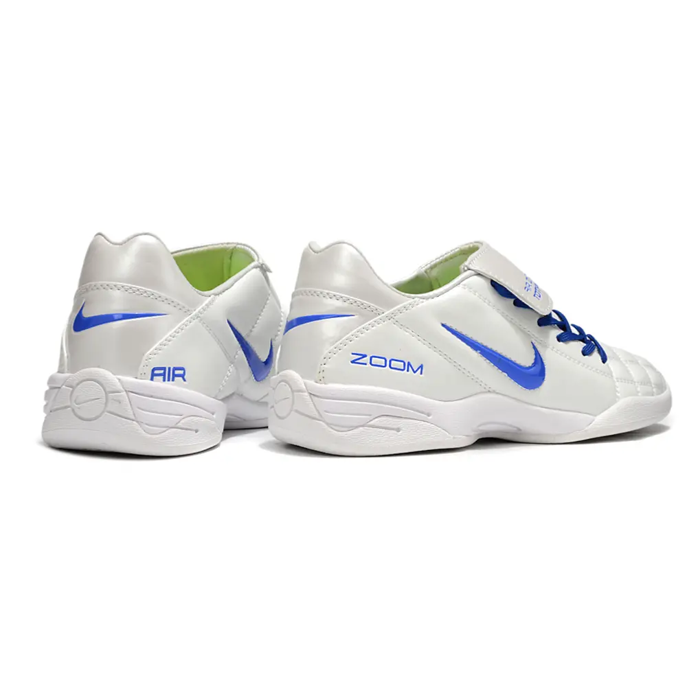 Chuteira Futsal Nike Total 90 IC Branco e Azul | Conforto
