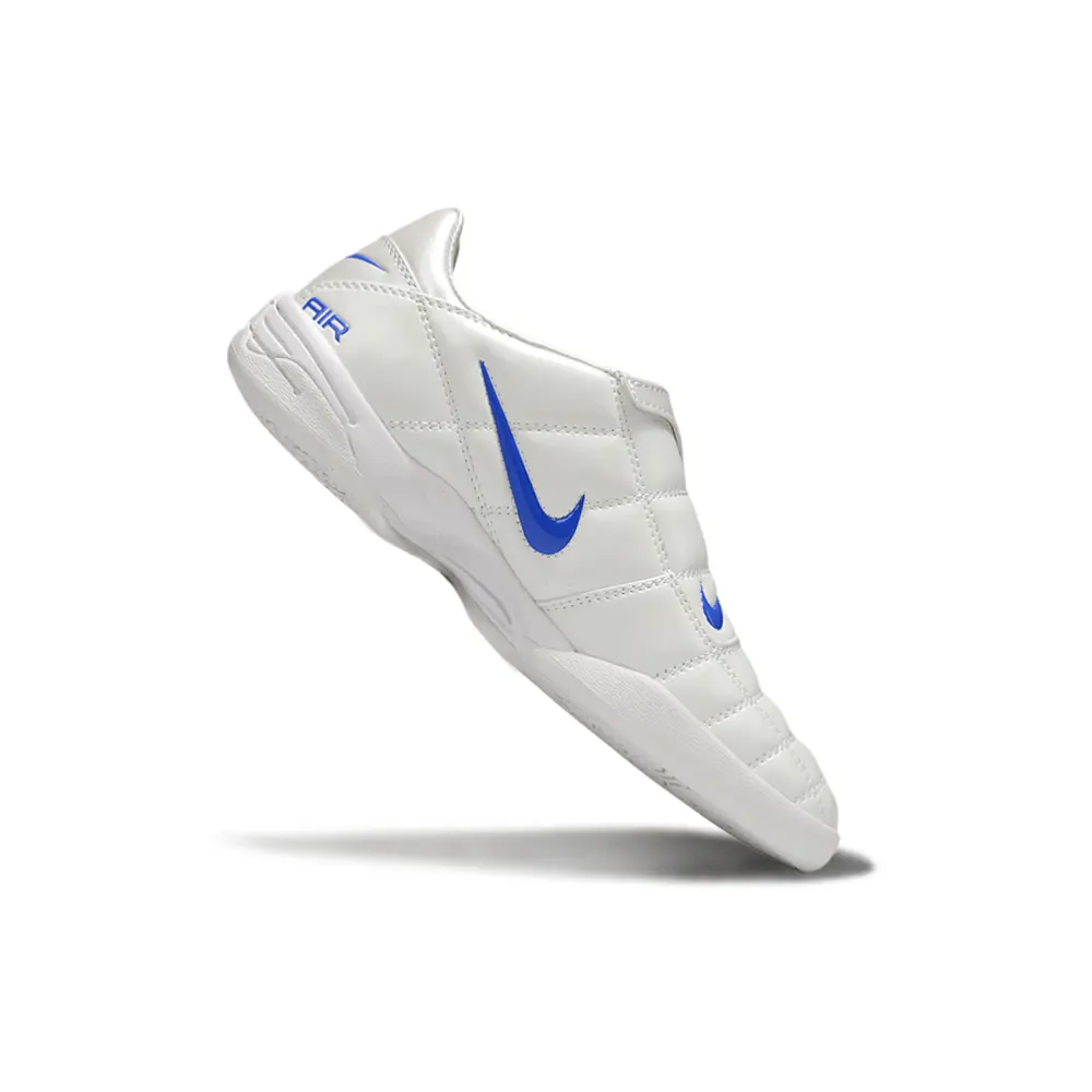 Chuteira Futsal Nike Total 90 IC Branco e Azul | Conforto