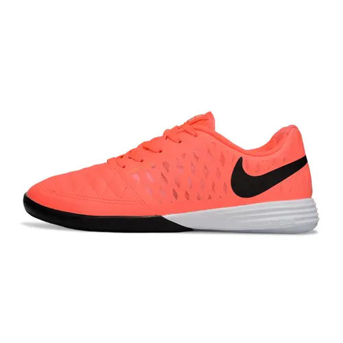 Chuteira Futsal Nike Lunar Gato II IC Laranja, Branco e Preto