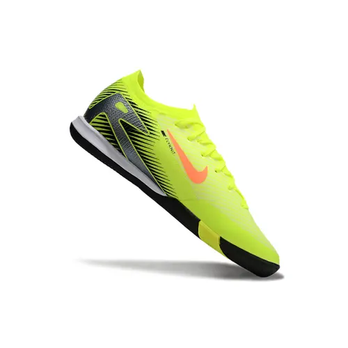 Chuteira Futsal Nike Air Zoom Mercurial Vapor 16 Elite IC Amarelo, Laranja e Preto
