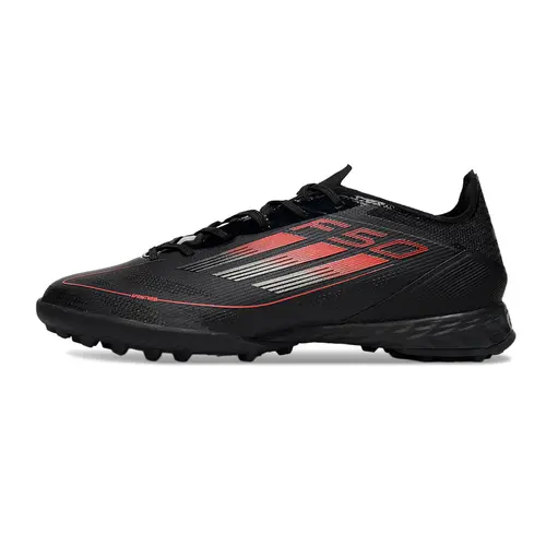 Chuteira Society Adidas F50 TF Preto e Vermelho