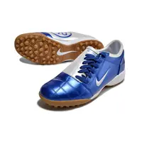 Chuteira Society Nike Total 90 | Design retrô azul - imagem 4