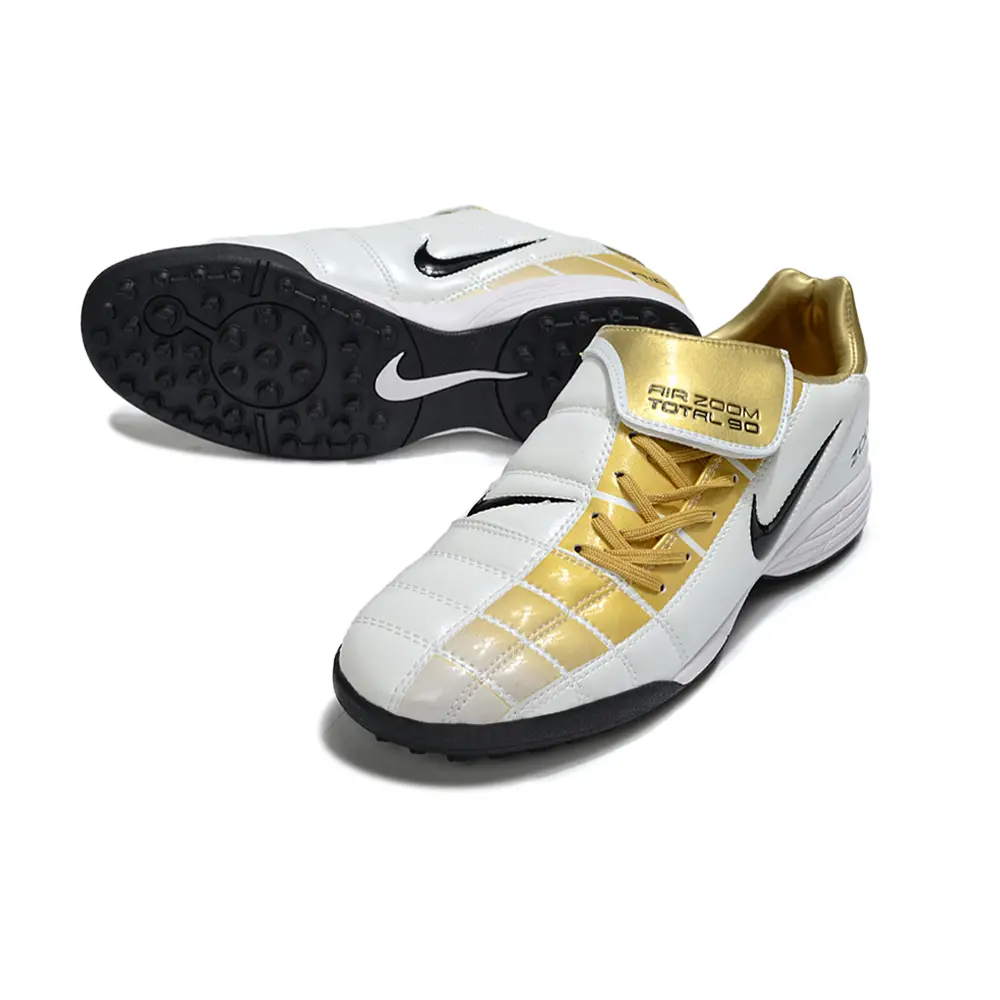 Chuteira Society Nike Total 90 TF | Design dourado premium