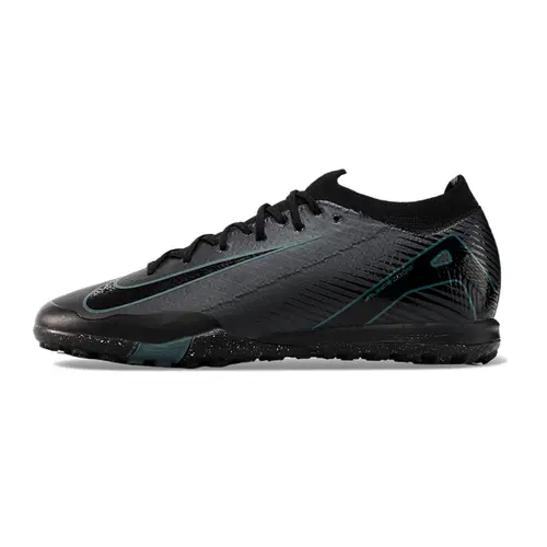 Chuteira Society Nike Air Zoom Mercurial Vapor 16 Elite TF Preto e Azul