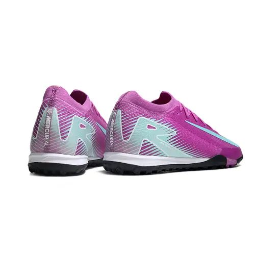 Chuteira Society Nike Air Zoom Mercurial Vapor 16 Elite TF Roxo e Azul