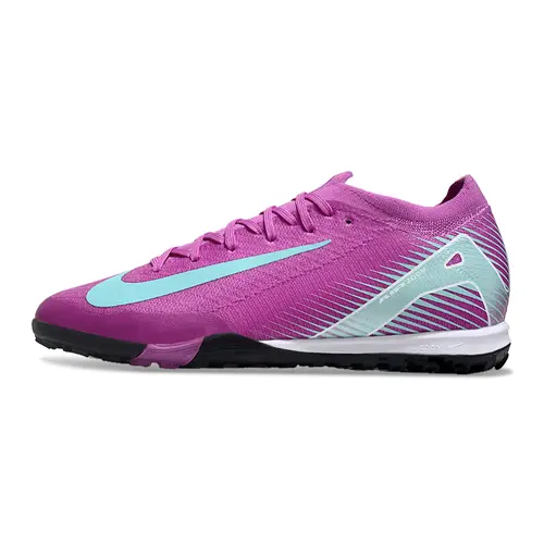 Chuteira Society Nike Air Zoom Mercurial Vapor 16 Elite TF Roxo e Azul