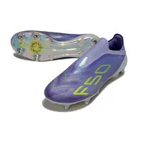 Chuteira Campo Adidas F50 Ponta de Alumínio Roxo e Verde | Velocidade - imagem 4