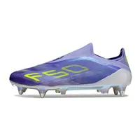 Chuteira Campo Adidas F50 Ponta de Alumínio Roxo e Verde | Velocidade - imagem 1