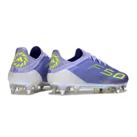 Chuteira Campo Adidas F50+ LL Ponta de Aluminio Roxo e Verde | Leve - imagem 3