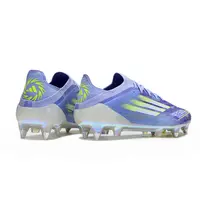 Chuteira Campo Adidas F50 Ponta de Alumínio Roxo e Verde - imagem 2
