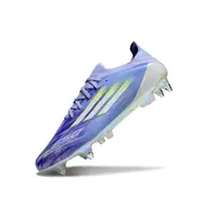 Chuteira Campo Adidas F50 Ponta de Alumínio Roxo e Verde - imagem 5