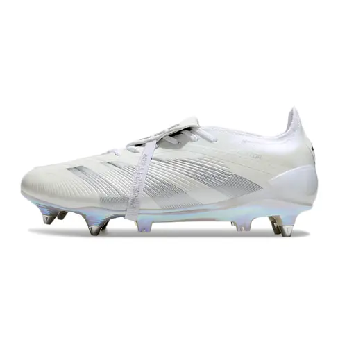 Chuteira Campo Adidas Predator Elite FT 30 Ponta de Aluminio Branco