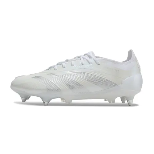 Chuteira Campo Adidas Predator Elite Ponta de Aluminio Branco 