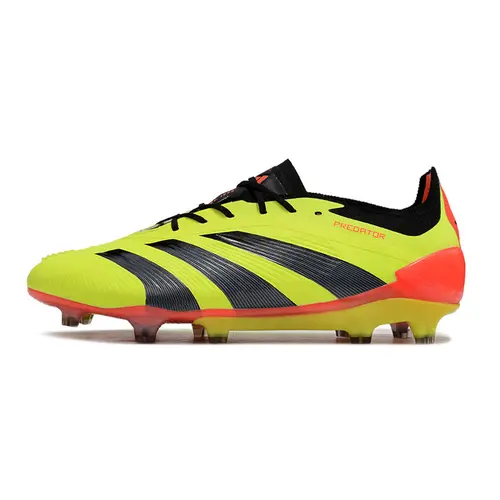 Chuteira Campo Adidas Predator Elite FG Amarelo, Preto e Vermelho - Energy Citrus Pack
