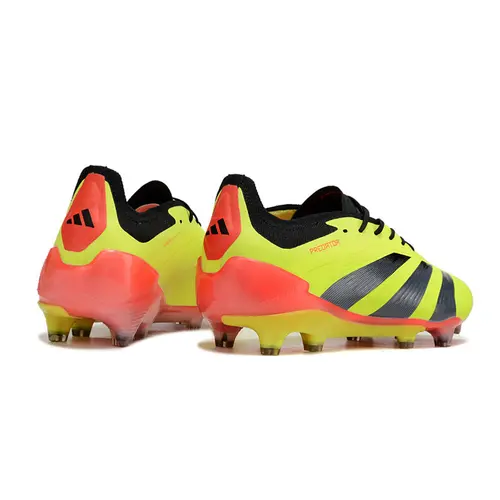 Chuteira Campo Adidas Predator Elite FG Amarelo, Preto e Vermelho - Energy Citrus Pack