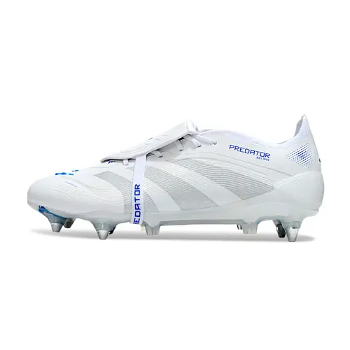 Chuteira Campo Adidas Predator Elite FT 30 Ponta de Aluminio Branco