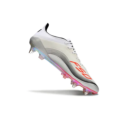 Chuteira Campo Adidas F50 Ponta de Aluminio ''Prestig10'' Branco e Preto
